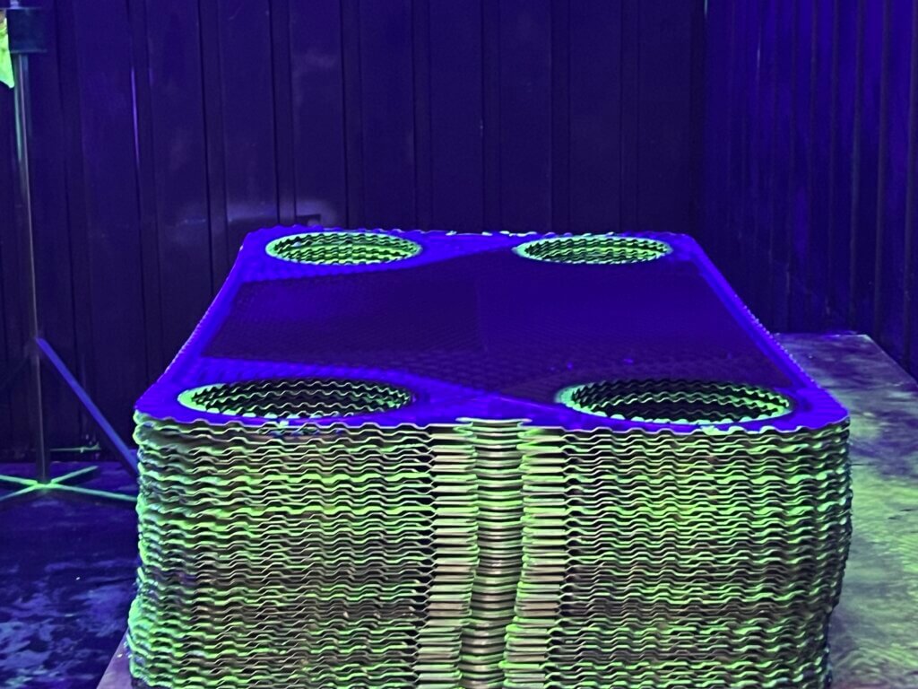 Cracktest heat exchanger