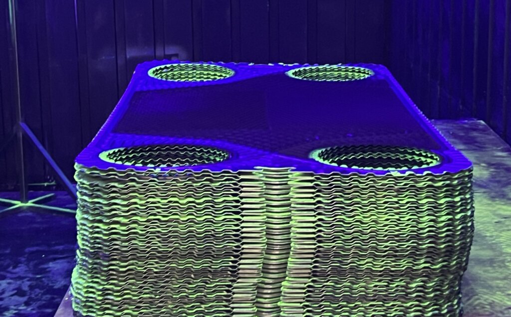 Cracktest heat exchanger