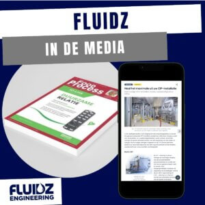 Fluidz met Cleaning In Place Tank in de media