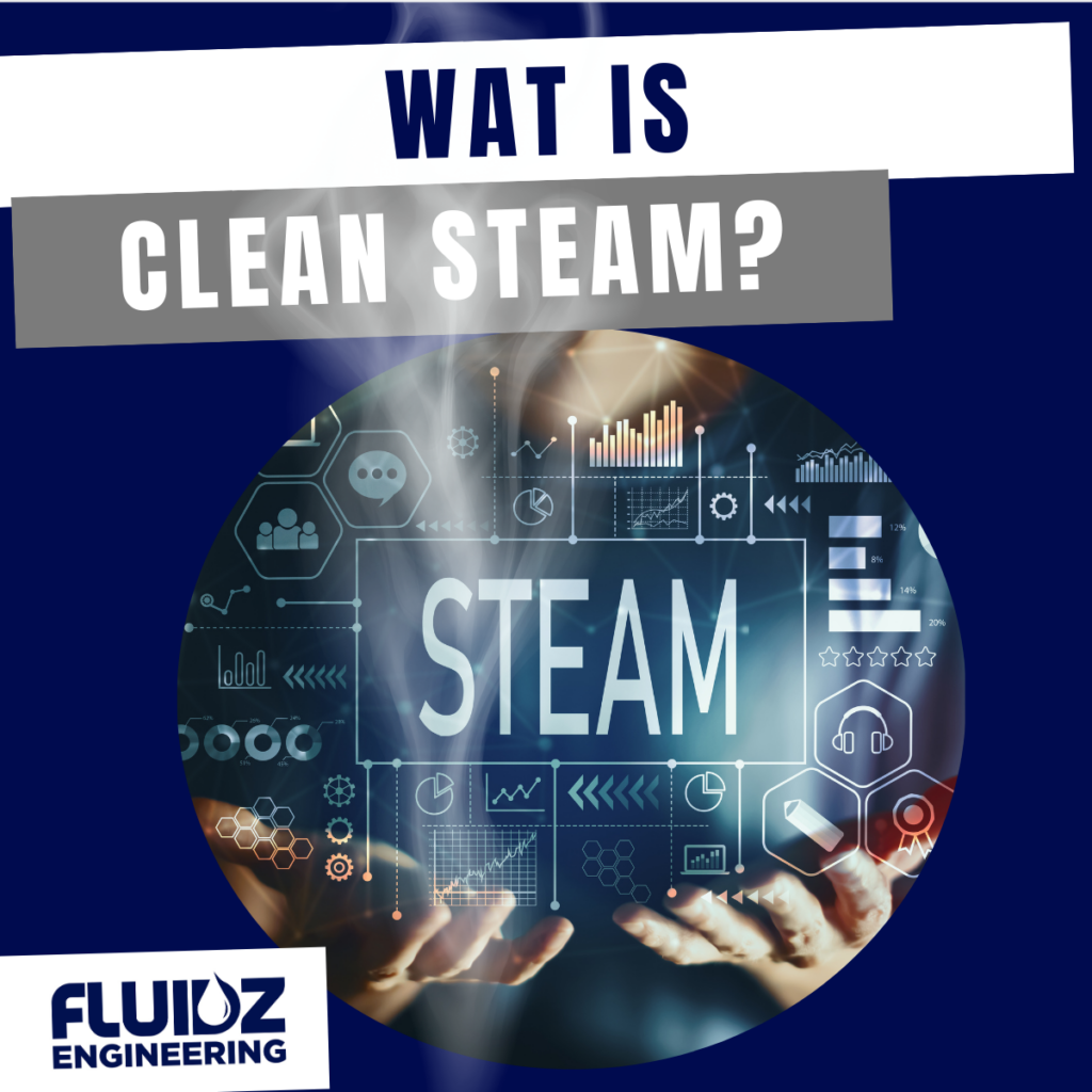 Clean steam voor de farmaceutische industrie en voedingsmiddelenindustrie