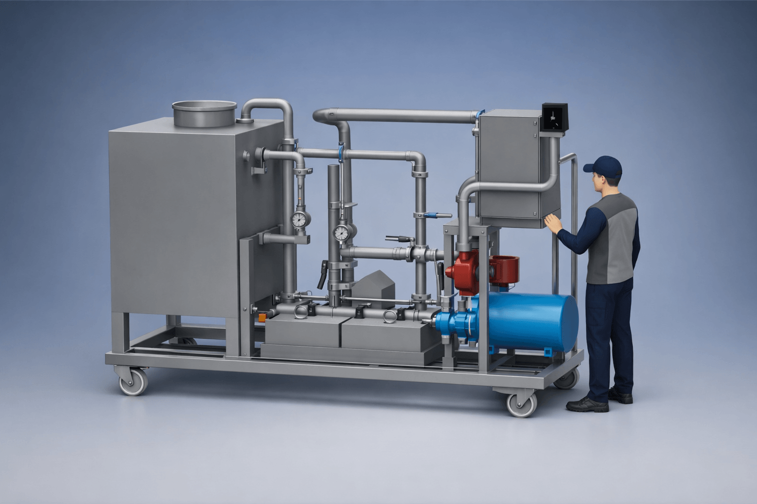 Cleaning In Place Unit Brewery