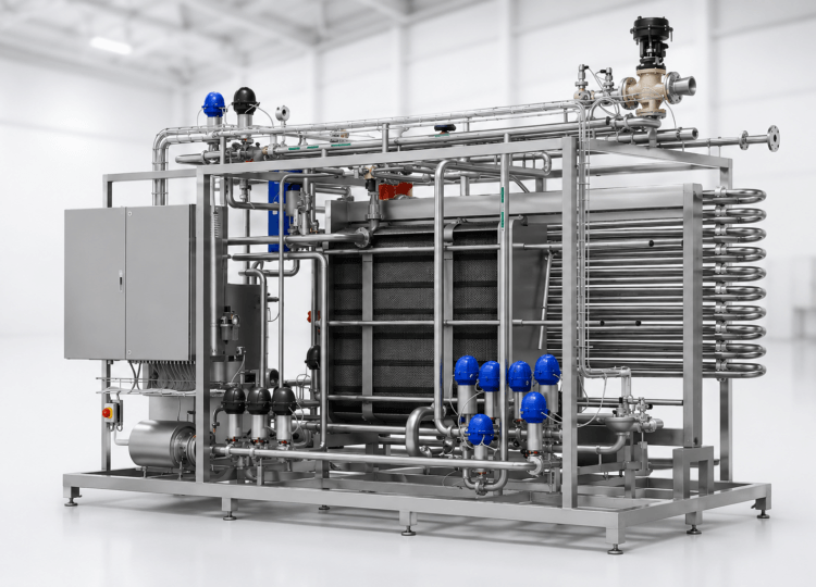 Inline pasteurizer