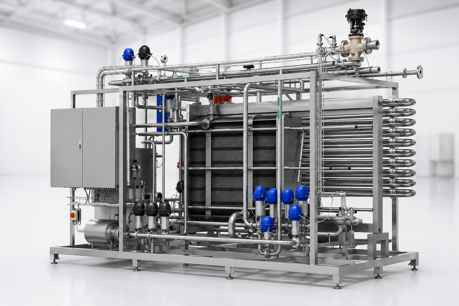 Inline pasteurizer